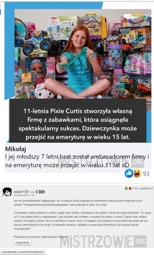 
    No tak było, nie zmyślam