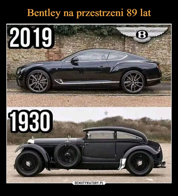 
    Bentley na przestrzeni 89 lat