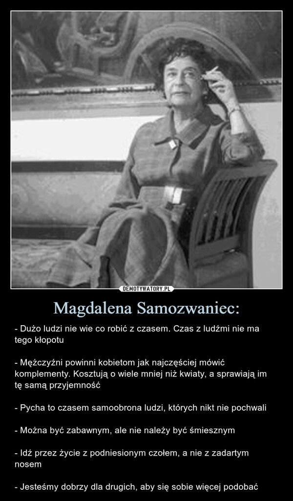 
    Magdalena Samozwaniec: