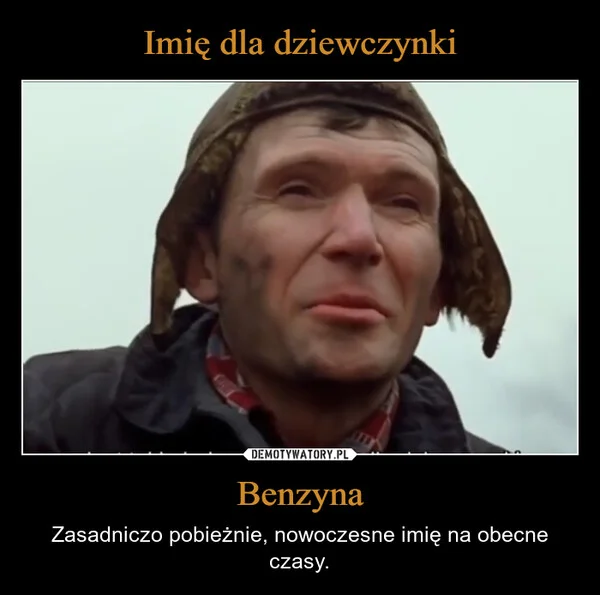 
    Imię dla dziewczynki Benzyna