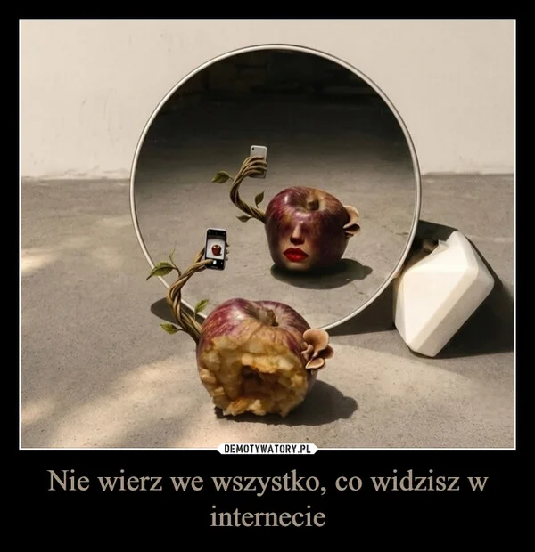 
    Nie wierz we wszystko, co widzisz w internecie