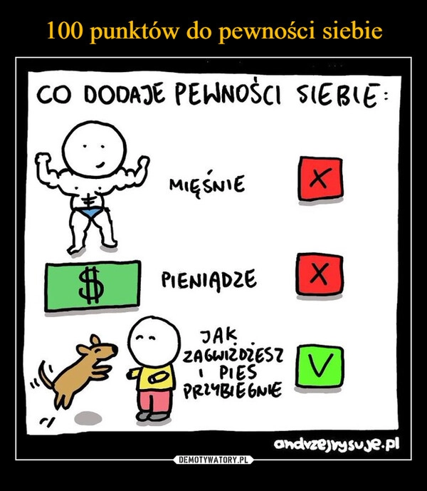 
    100 punktów do pewności siebie