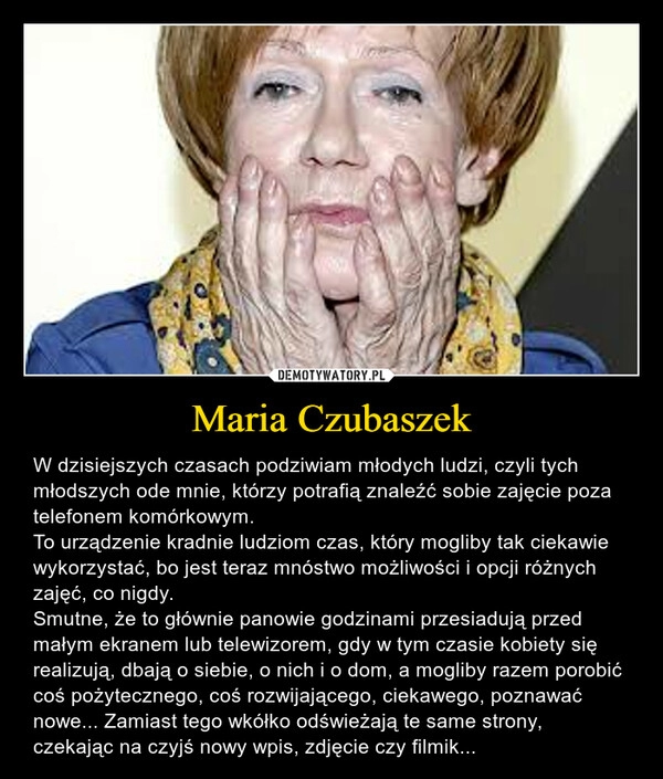 
    Maria Czubaszek