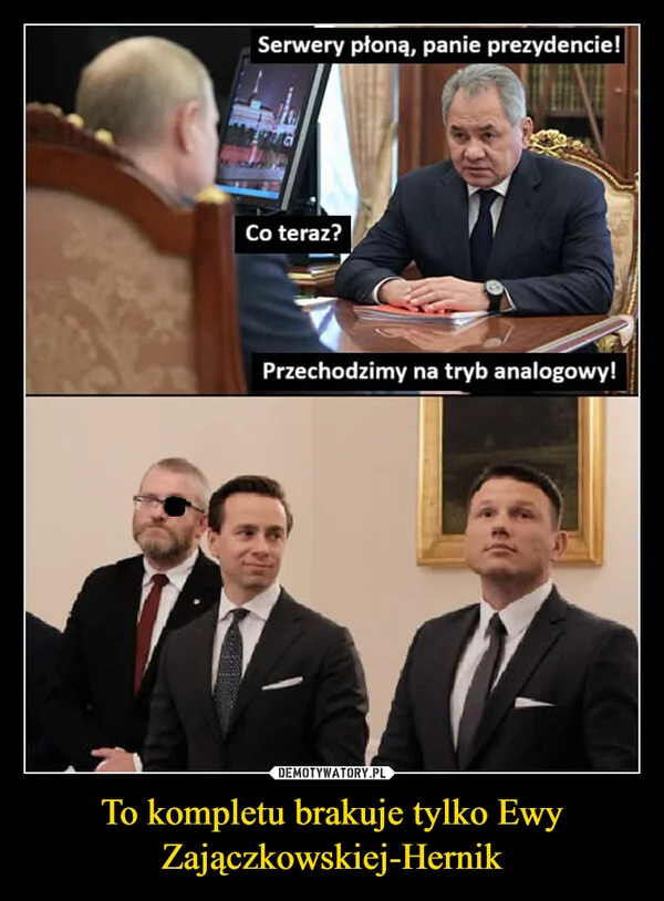 To kompletu brakuje tylko Ewy Zajączkowskiej-Hernik