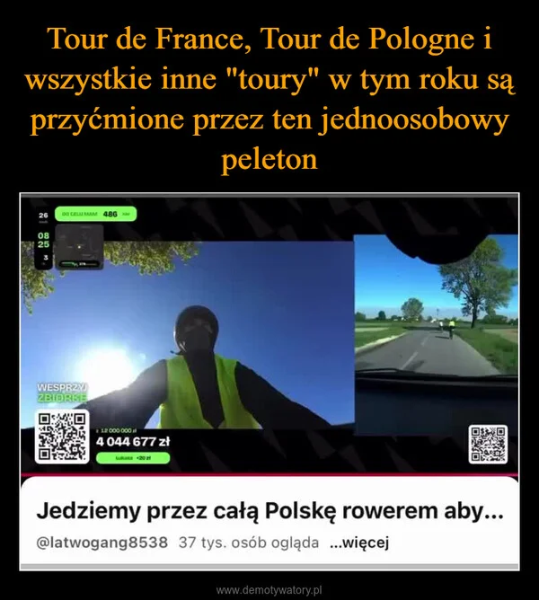 
    Tour de France, Tour de Pologne i wszystkie inne 