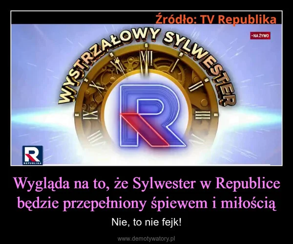 
    Wygląda na to, że Sylwester w Republice będzie przepełniony śpiewem i miłością