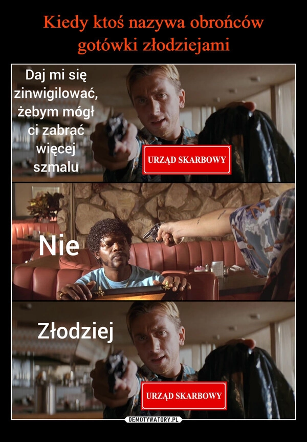 
    Kiedy ktoś nazywa obrońców gotówki złodziejami