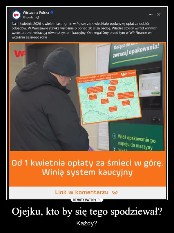 
    Ojejku, kto by się tego spodziewał?