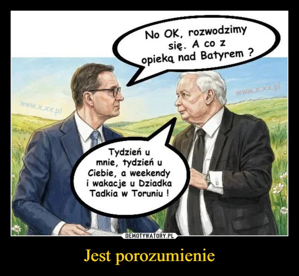 
    Jest porozumienie
