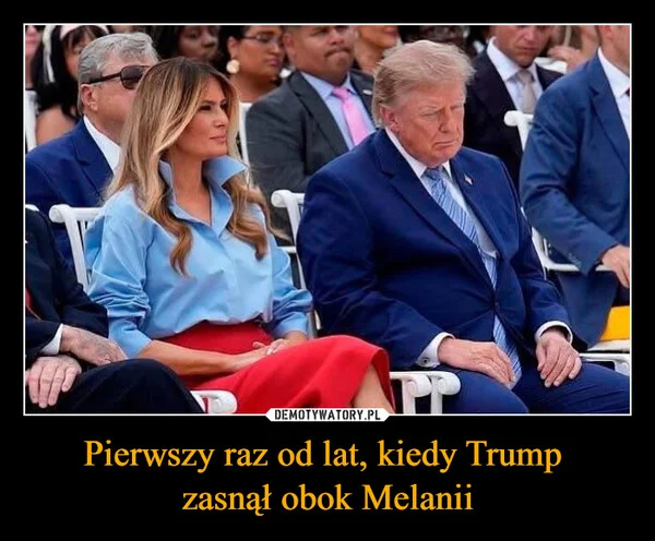 
    Pierwszy raz od lat, kiedy Trump zasnął obok Melanii