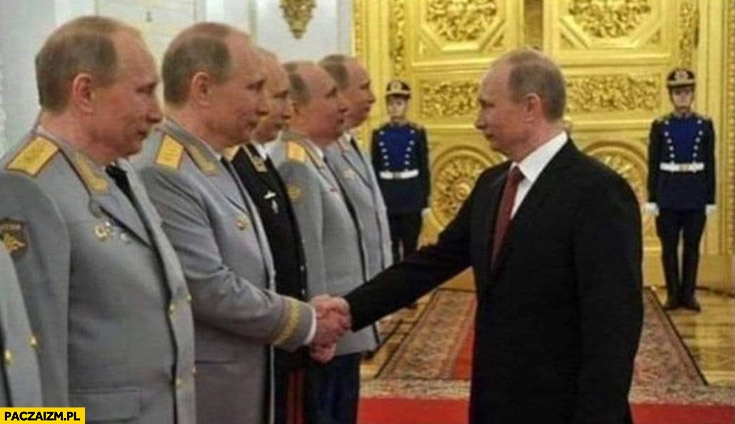 
    Putin gratuluje swoim sobowtórom przeróbka