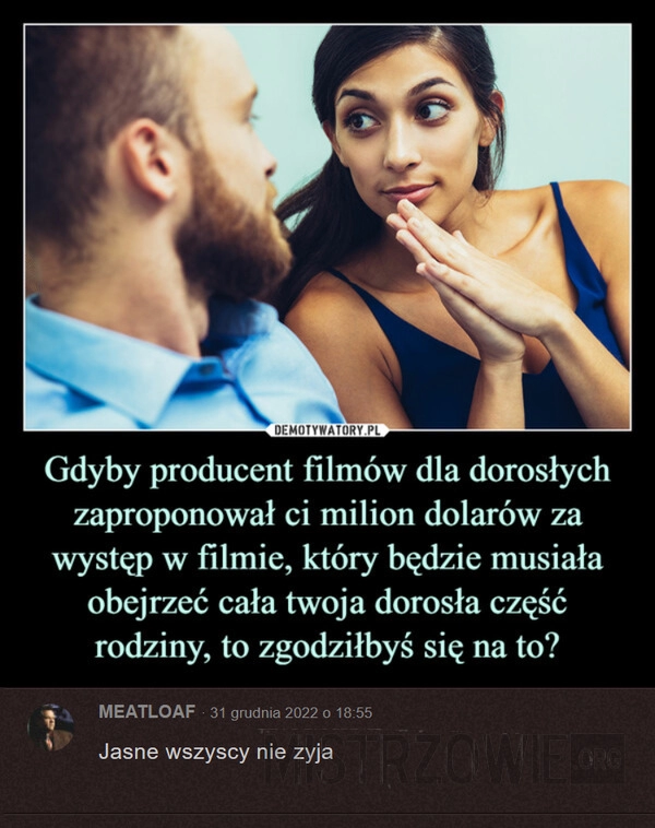 
    Występ w filmie dla dorosłych