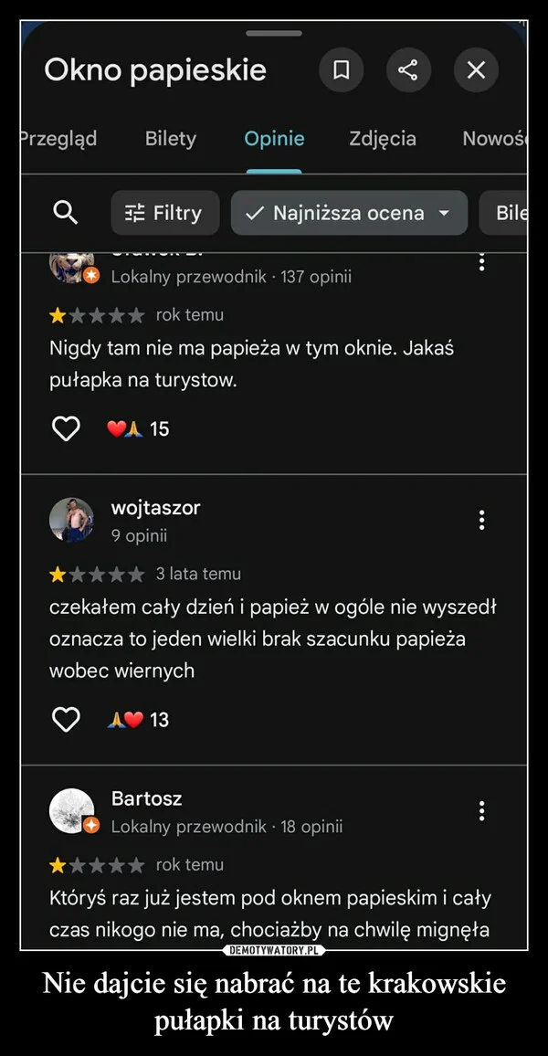 
    Nie dajcie się nabrać na te krakowskie pułapki na turystów