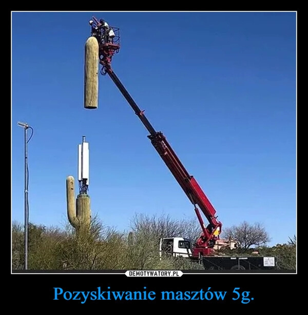 
    Pozyskiwanie masztów 5g.