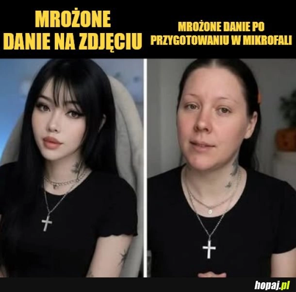 
    Mrożone danie. 