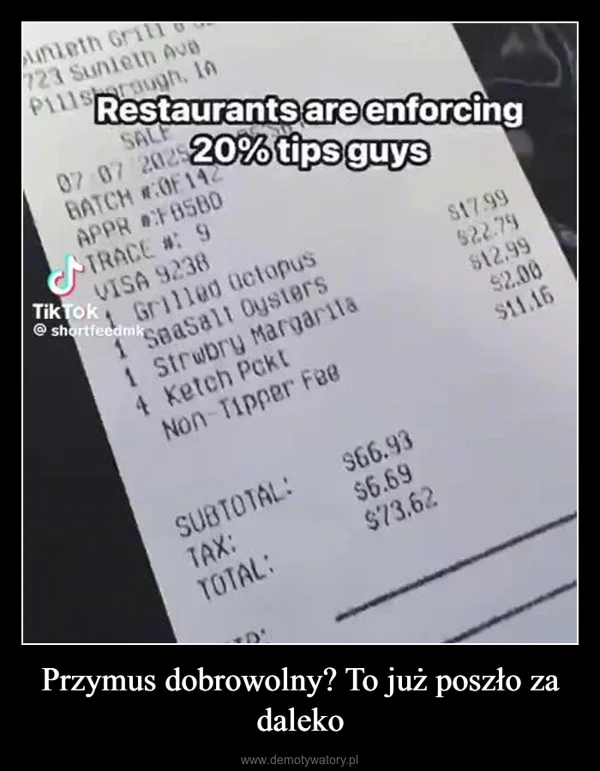 
    Przymus dobrowolny? To już poszło za daleko