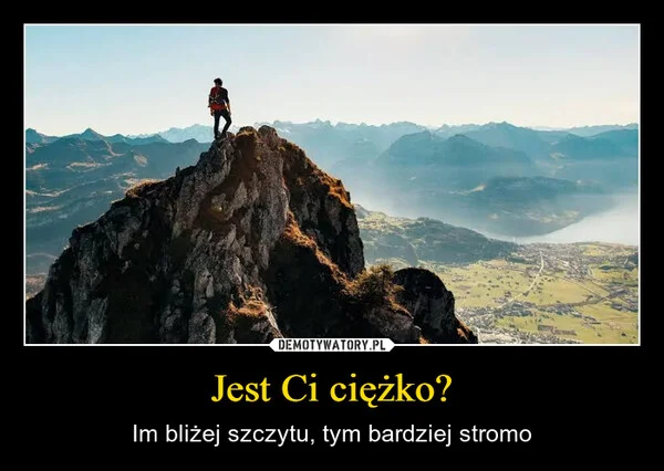 
    Jest Ci ciężko?
