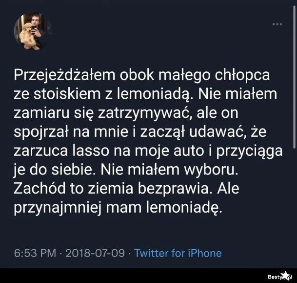 
    Stoisko z lemoniadą 