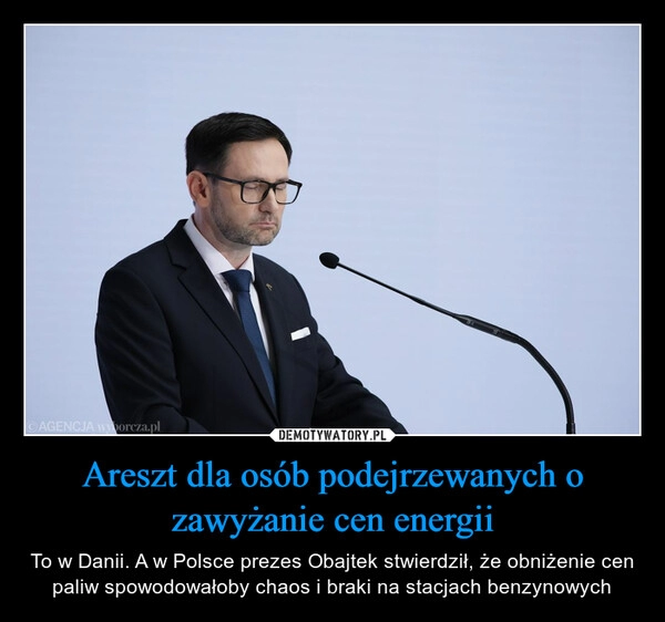 
    Areszt dla osób podejrzewanych o zawyżanie cen energii