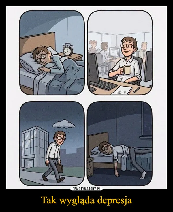 
    Tak wygląda depresja
