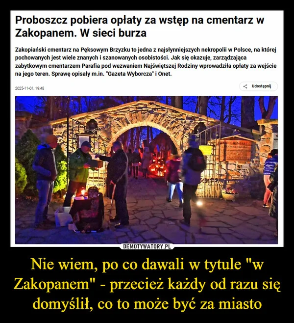 
    Nie wiem, po co dawali w tytule 