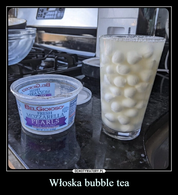 
    Włoska bubble tea