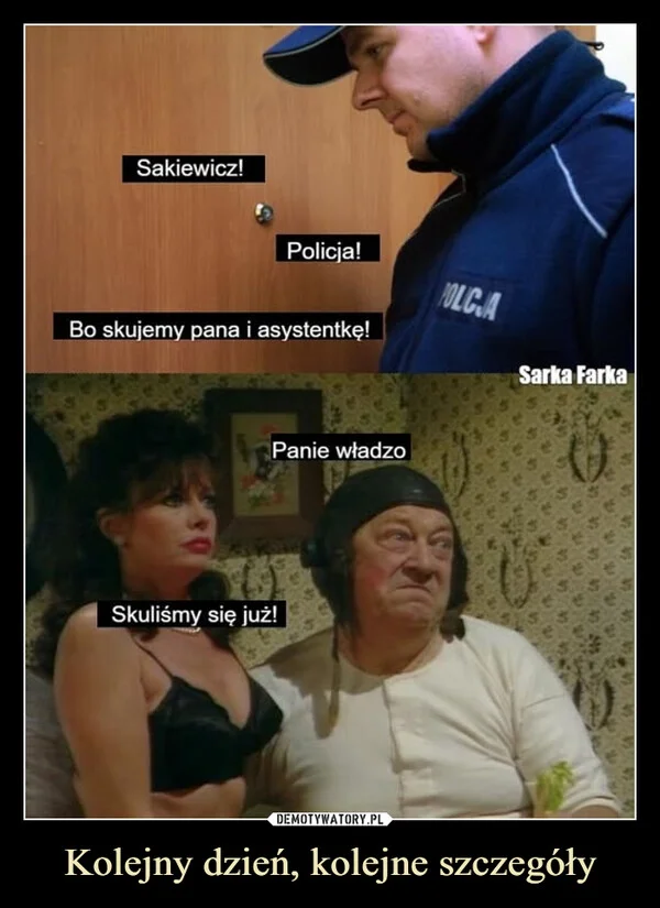 
    Kolejny dzień, kolejne szczegóły