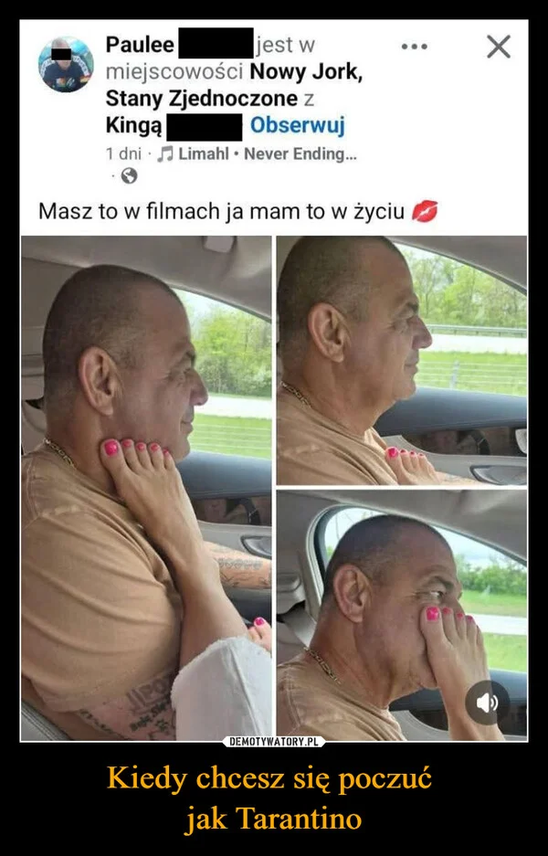
    Kiedy chcesz się poczuć jak Tarantino