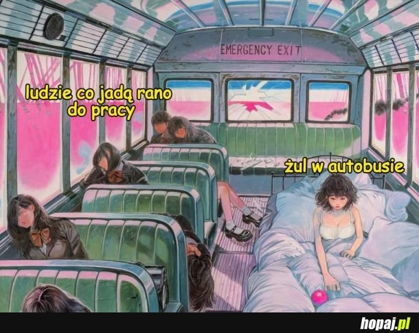 
    Żul w autobusie