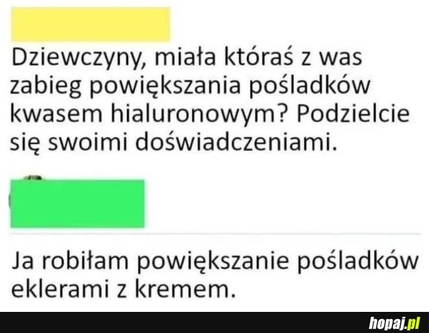 
    Powiększanie pośladków