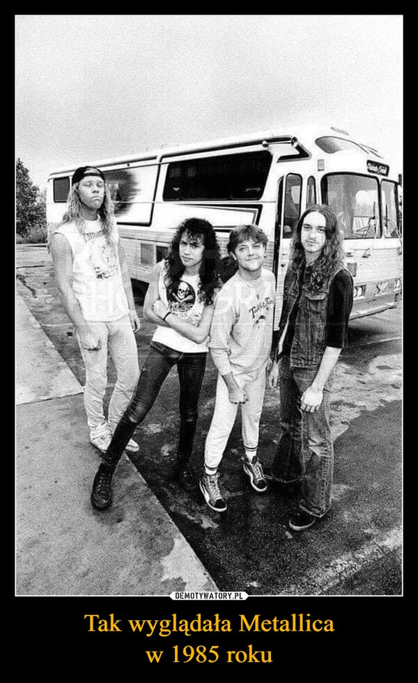 
    Tak wyglądała Metallica w 1985 roku