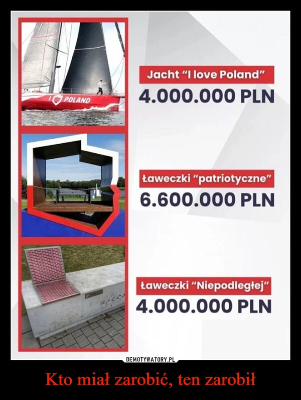 
    Kto miał zarobić, ten zarobił