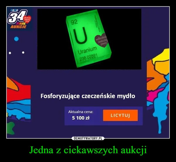 
    Jedna z ciekawszych aukcji