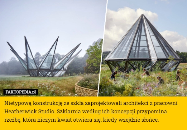 
    Nietypową konstrukcję ze szkła zaprojektowali architekci z pracowni Heatherwick