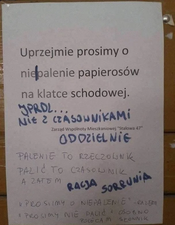 
    Sprawdź zanim zaczniesz pouczać