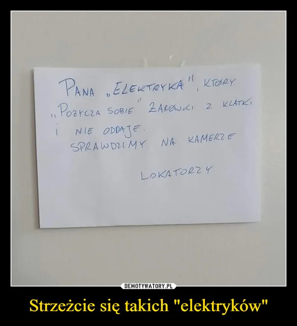 
    Strzeżcie się takich 