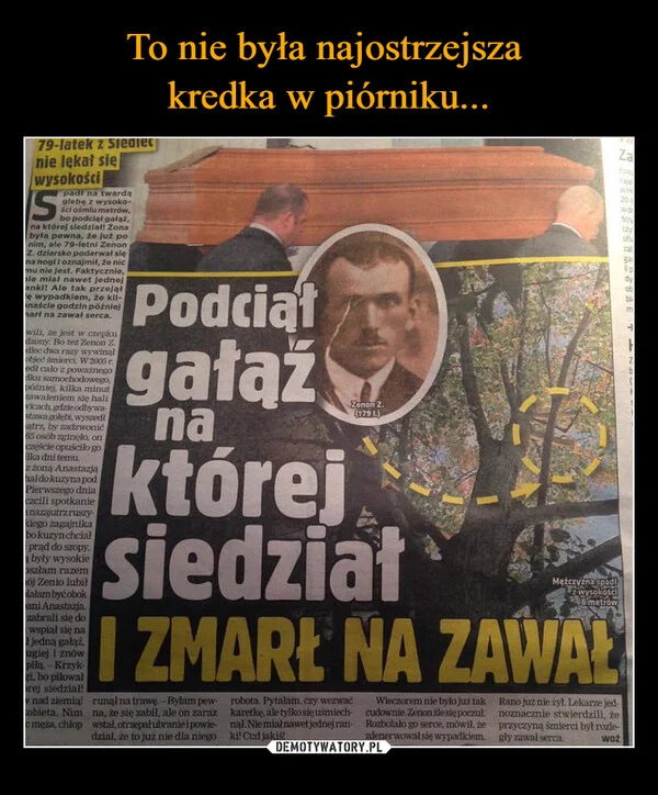 To nie była najostrzejsza kredka w piórniku...