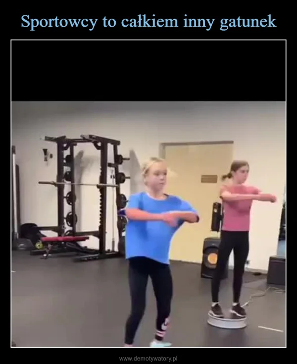 
    Sportowcy to całkiem inny gatunek