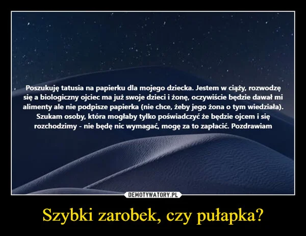 Szybki zarobek, czy pułapka?