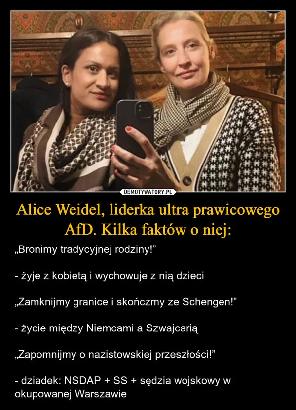 Alice Weidel, liderka ultra prawicowego AfD. Kilka faktów o niej: