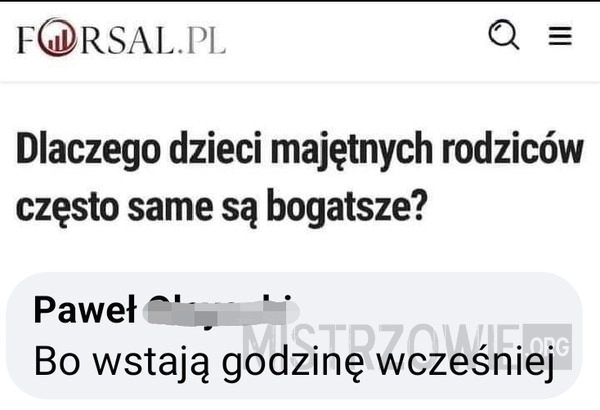 
    Bogate dzieciaki