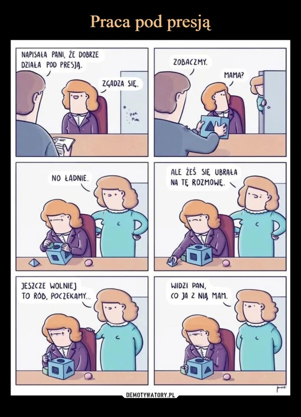 
    Praca pod presją