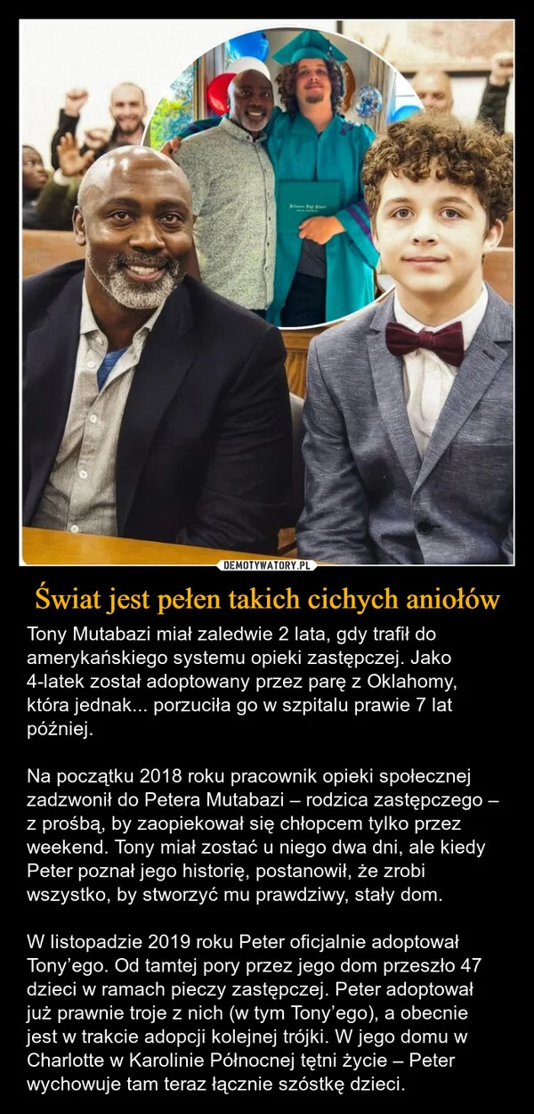 
    Świat jest pełen takich cichych aniołów