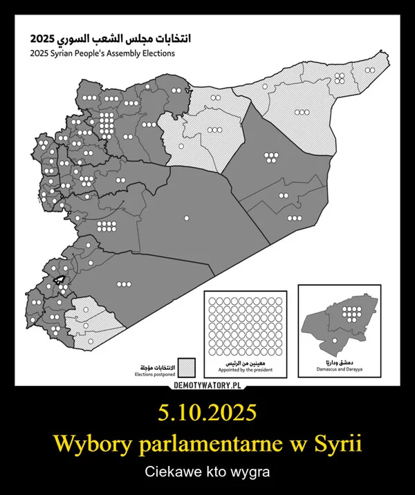 
    5.10.2025 Wybory parlamentarne w Syrii