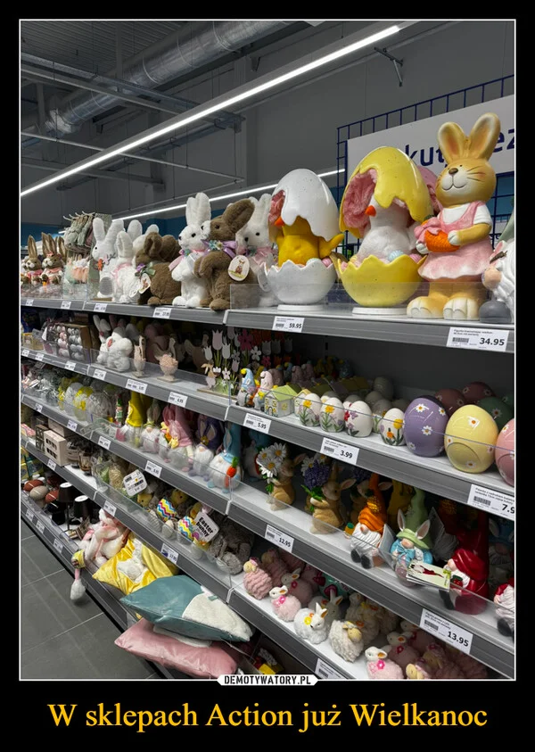 
    W sklepach Action już Wielkanoc