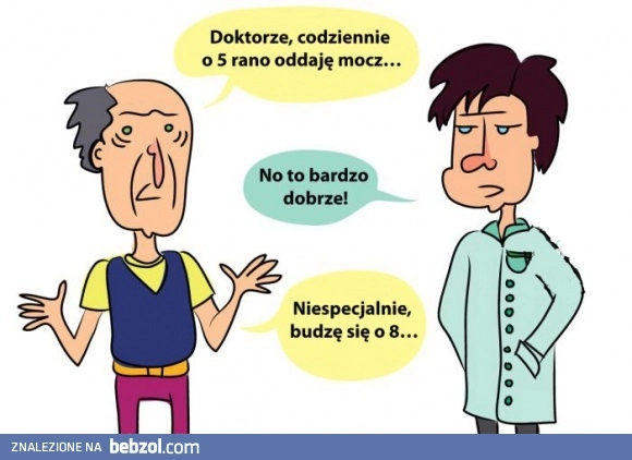 
    Codziennie oddaję mocz
