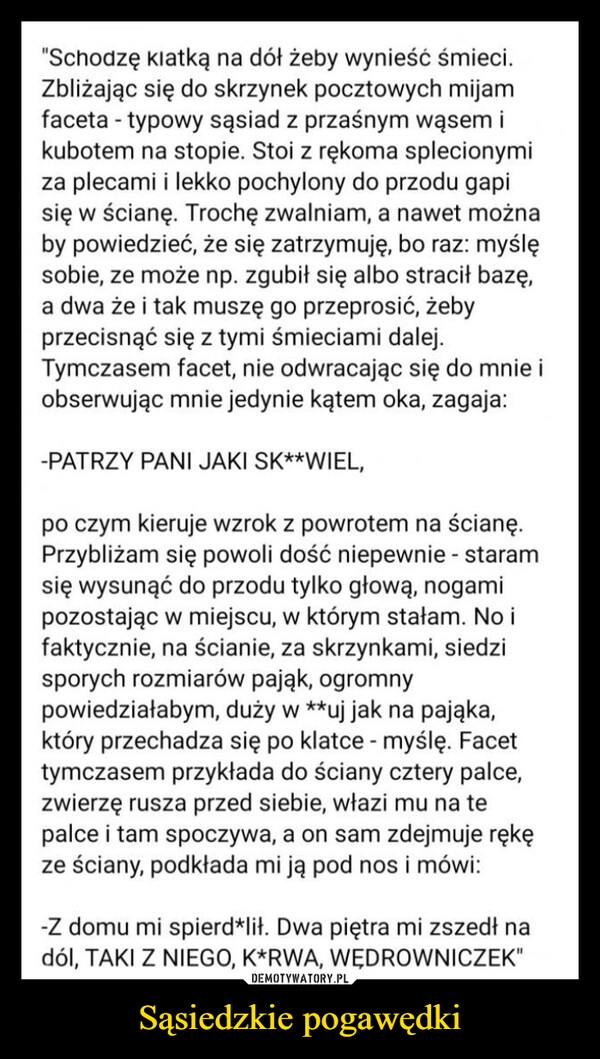 
    Sąsiedzkie pogawędki