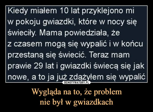 
    Wygląda na to, że problem nie był w gwiazdkach