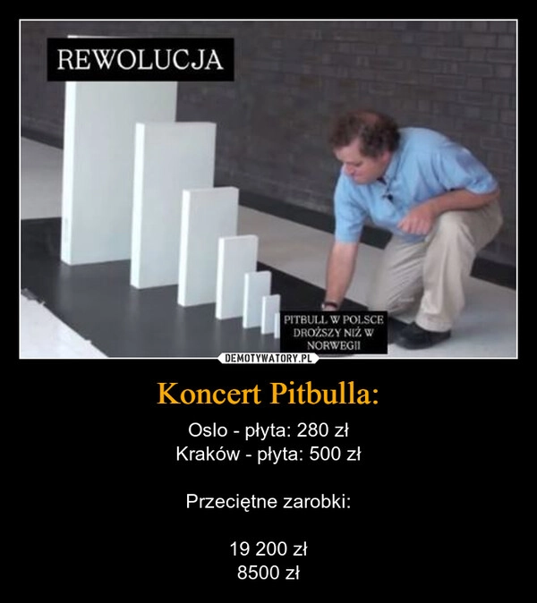 
    Koncert Pitbulla: