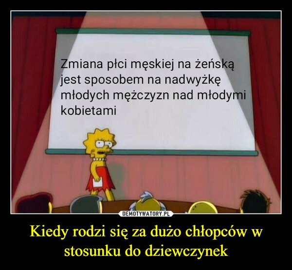 
    Kiedy rodzi się za dużo chłopców w stosunku do dziewczynek